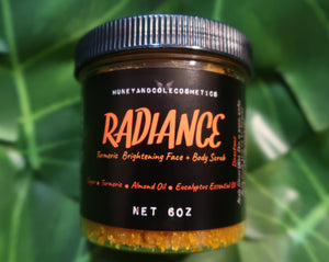 'Radiance' Turmeric brightening face & body scrub