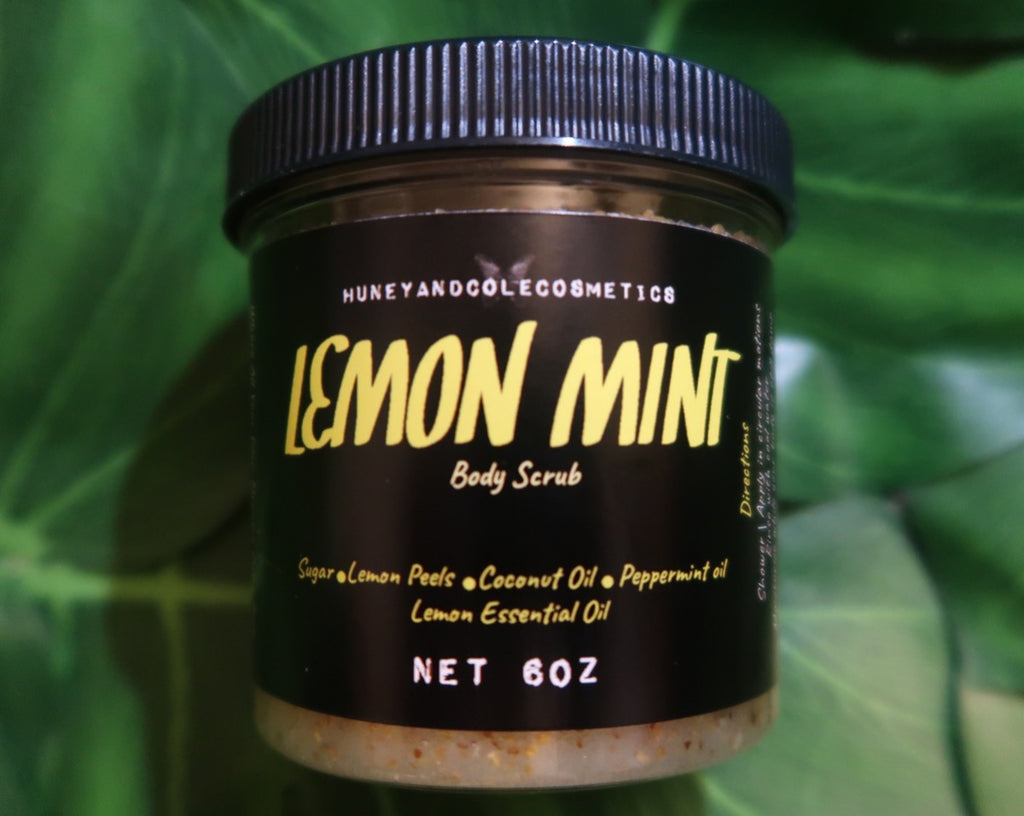 Lemon Mint body scrub