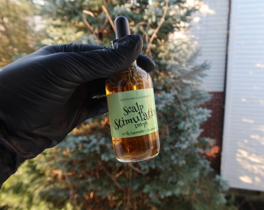 Scalp Stimulating Drops with lavender & rosemary